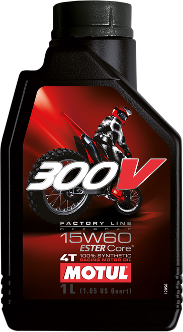 MOTUL - 104137 - 300V Offroad Synthetic Oil - 15W-60 - 1L