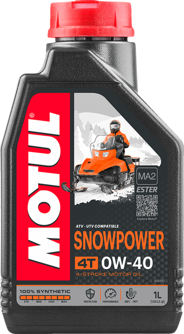 MOTUL - 105891 - Powerjet 4T Oil - 0W-40 - 1L
