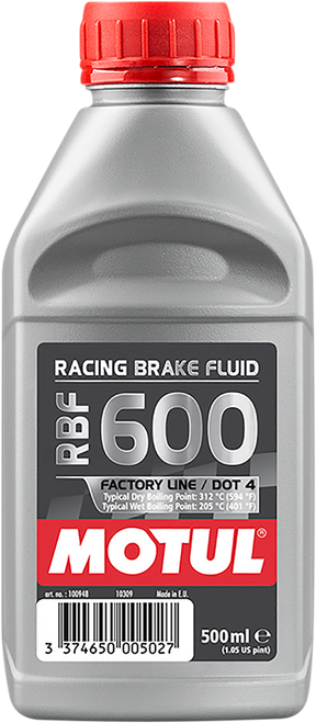 MOTUL - 100949 - RBF 600 Racing Brake Fluid - 16.9 U.S. fl oz.