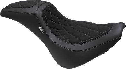 MUSTANG - 76321GM - Signature Series Fastback - Vinyl/Alcantara - Diamond Stitch w/ Gun Metal Thread - FX '18-'25