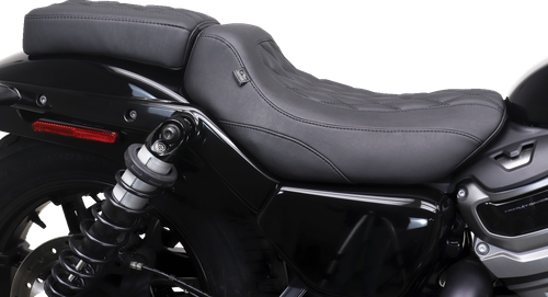 MUSTANG - 83101 - Tripper Passenger Seat - Double Diamond - Black Stitching - Nightster '22-'25