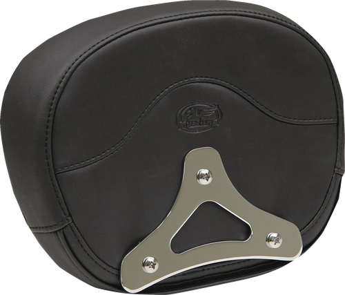 MUSTANG - 89015 - Deluxe Sissy Bar Pad - Black Stitch - FLT/FLH '23-'24