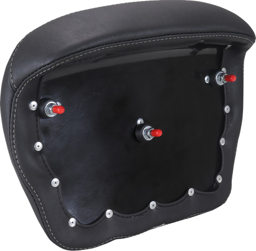 MUSTANG - 88440GM - Chopped Tour-Pak Pad - Gunmetal Stitching - FLH/FLT '23-'25