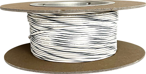 NAMZ - NWR-98-100-20 - 100' Wire Spool - 20 Gauge - White/Gray