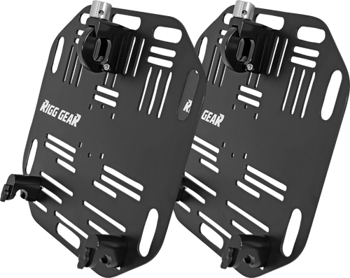 NELSON RIGG - RG-QRP-FB - Flatbar Saddlebag Plates - RiggGear - Quick Release