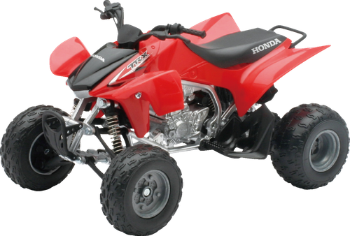 NEW RAY TOYS - 57093A - Honda TRX 450R ATV - 1:12 Scale - Red/Black