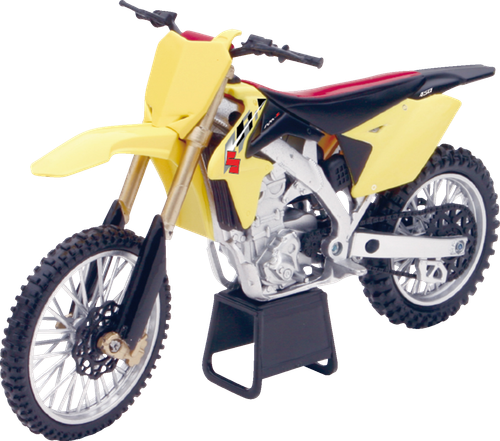 NEW RAY TOYS - 57643 - Suzuki RM-Z 450 Dirt Bike - 1:12 Scale - Yellow/Black