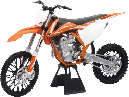 NEW RAY TOYS - 49613 - KTM 450 SX-F 2018 Dirt Bike - 1:6 Scale - Orange/Black/White
