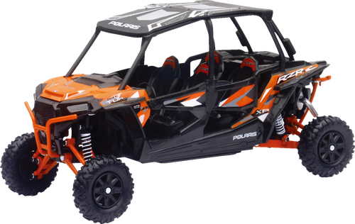 NEW RAY TOYS - 57843A - Polaris RZR XP 4 Turbo EPS - 1:18 Scale - Spectra Orange
