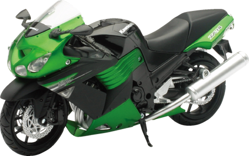 NEW RAY TOYS - 57433B - Kawasaki ZX-14 Sport Bike - 1:12 Scale - Green