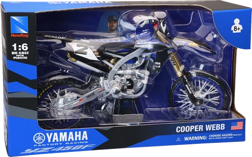 NEW RAY TOYS - 49753 - Yamaha YZ450F Dirt Bike - 1:6 Scale - Cooper Web #2