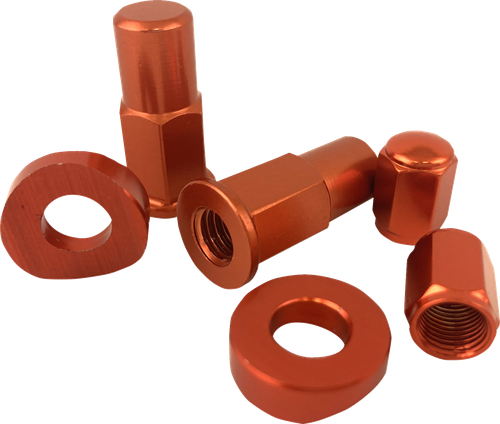 NO TOIL - NTRK006 - Rim Lock Nut/Spacer - Kit - Orange