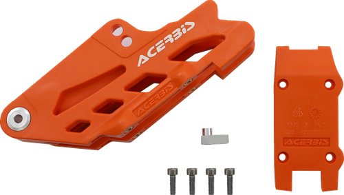 ACERBIS - 2284560036 - Complete Chain Guide Block - Orange - KTM/Gas Gas/Husqvarna/Sherco