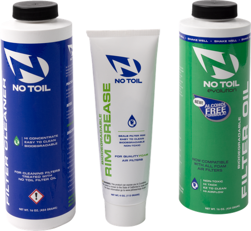 NO TOIL - EV109 - Evolution Filter Oil, Cleaner, and Rim Grease Kit