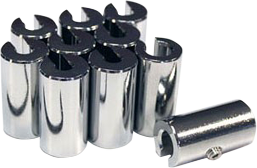 NO-MAR - WT-SPK10CH-125 - Wheel Weights - 1-1/4 oz - Chrome - 10 Pack