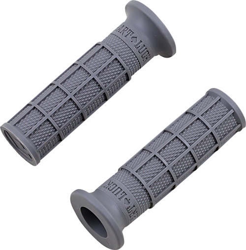 ODI - V02FWH - Hart-Luck Signature Full-Waffle Slip-On Grips - Graphite