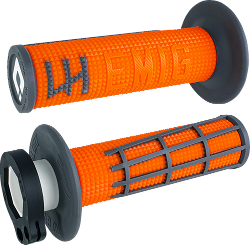 ODI - H36E2OH - EMIG 2.0 Lock-On Grips - Orange/Graphite