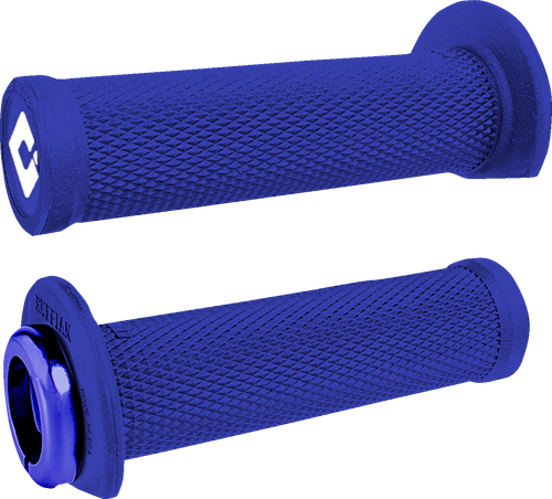 ODI - J33RFU-U - Ruffian 2.1 Lock-On Grips - ATV/PWC - Bright Blue/Blue