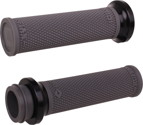 ODI - V30ITWH-B - Ruffian Lock-On Street Grips - Indian TBW - Graphite/Black