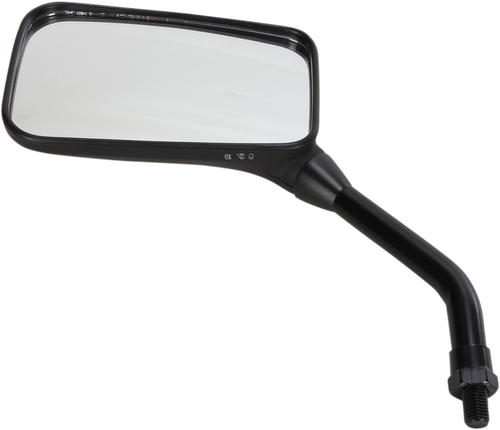 PARTS UNLIMITED - 0640-0927 - Mirror - GX - Side View - Rectangle - Black - Left