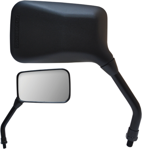 PARTS UNLIMITED - 0640-0928 - Mirror - GX - Side View - Rectangle - Black - Right