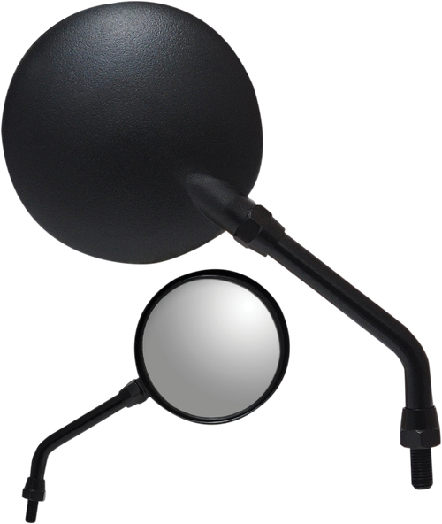 PARTS UNLIMITED - 0640-0949 - Mirror - Side View - Round - Black