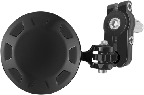PARTS UNLIMITED - 0640-1477 - Mirror - Side View/Bar End - Round - Black
