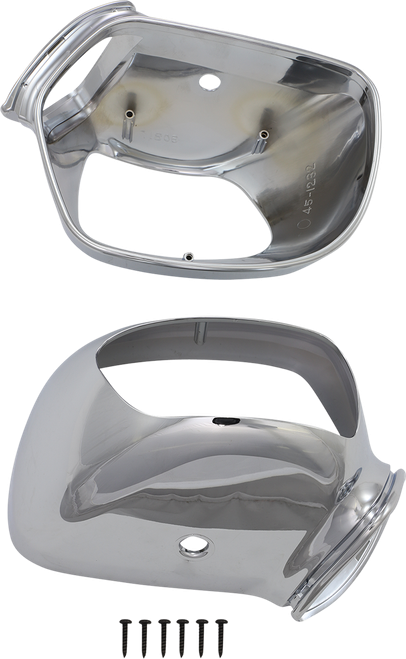 PARTS UNLIMITED - 0641-0058 - Mirror Housing - Chrome - Left/Right
