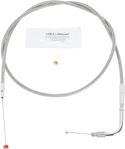 BARNETT - 1023030017 - Stainless Steel Throttle Cable - '96-'01 Touring