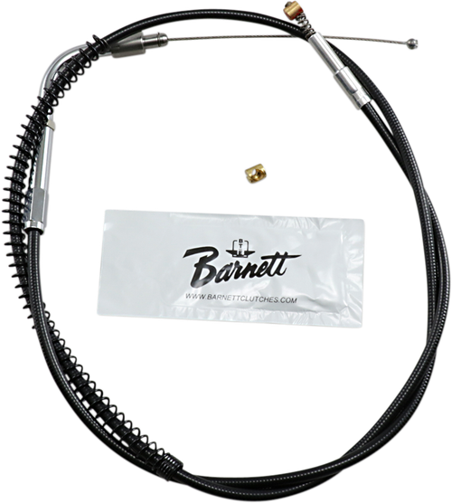 BARNETT - 101304002606 - Black Vinyl Idle Cable - +6" Size - 34-1/2" Length