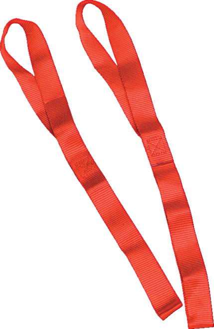 PARTS UNLIMITED - 13-0001 - Tie-Down Extensions - 1" x 1.5' - Red