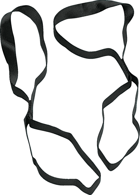PARTS UNLIMITED - 13-0002 - Tie-Down Extensions - 1" x 1.5' - Black