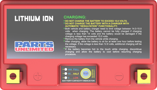 PARTS UNLIMITED - 2113-0682 - Battery - Lithium LiFePO4 - HJTZ10S-FP