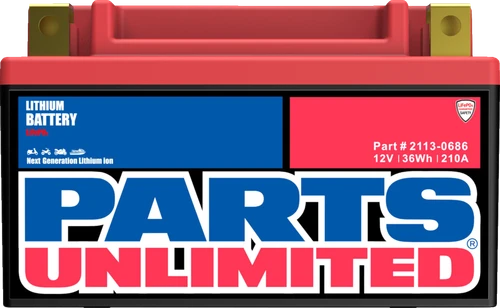 PARTS UNLIMITED - 2113-0686 - Battery - Lithium LiFePO4 - HJTX9-FP