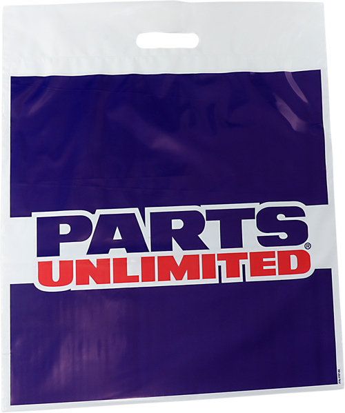 PARTS UNLIMITED - 9904-0931 - Shopping Bags - 2 mil - 100 Pack
