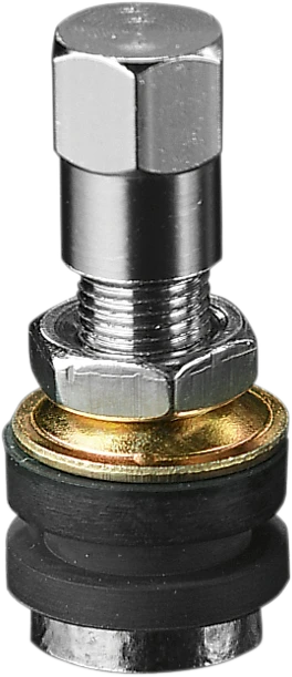 PARTS UNLIMITED - VS-1218R - Valve Stem - Straight - Chrome - 1-3/16"