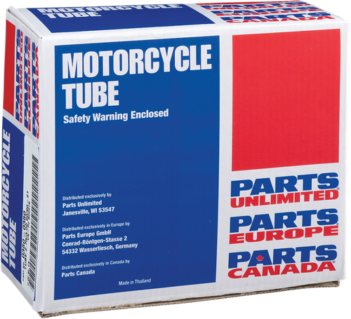 PARTS UNLIMITED - 0350-0343 - Inner Tube - Standard - 18" - TR-4 - Center Metal Valve