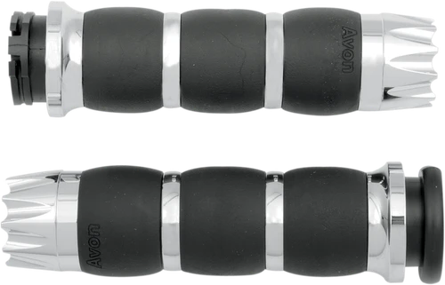 AVON GRIPS - AIR-93-EX - Excalibur Velvet Air Grips - Chrome