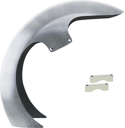 PAUL YAFFE BAGGER NATION - DEI23-13E-C - DEI Front Fender - 23" Wheel - With Chrome Adapters