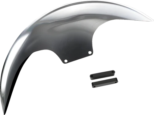 PAUL YAFFE BAGGER NATION - PYO:CAF&Eacute;-OEM-23CVO-B - Cafe Front Fender - 19" Wheel - With Black Adapters