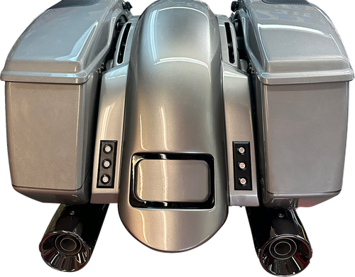 PAUL YAFFE BAGGER NATION - RF-SSTH P-R-B - Short Rear Fender - Sport - With Black Plate Frame - Thunder-pod Taillight