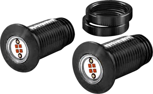 PAUL YAFFE BAGGER NATION - PYO:BB-LB-B - Lightning Bolts Kit - Run/Brake/Turn - Black