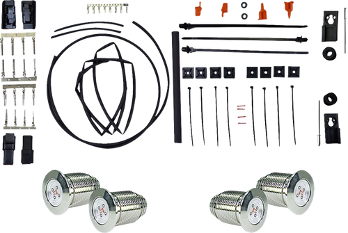 PAUL YAFFE BAGGER NATION - PYO:BB-TB-C - Thunder Bolts Kit - Run/Brake/Turn - Black