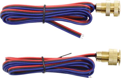 PAUL YAFFE BAGGER NATION - PYO:BOLTS-BRK-BR - Lightning Bolts - Red - Brass