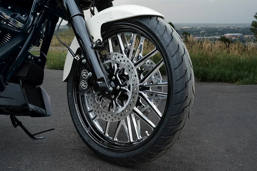 PERFORMANCE MACHINE (PM) - 1204-7106R-NVSAJAP-B - Wheel - Nivis - Front - Dual Disc/with ABS - Black/Contrast Cut Platinum - 21x3.5