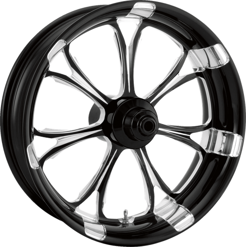 PERFORMANCE MACHINE (PM) - 1269-7814R-PAR-BMP - Wheel - Paramount - Rear - Single Disc/with ABS - Platinum Cut - 18x5.5 - '09+ FLT