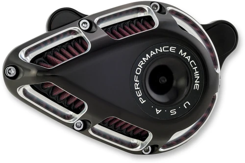 PERFORMANCE MACHINE (PM) - 0206-2140-BM - Jet Air Cleaner Kit - Contrast Cut