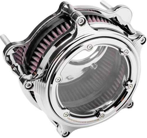 PERFORMANCE MACHINE (PM) - 0206-2157-CH - Vision Air Cleaner - Chrome