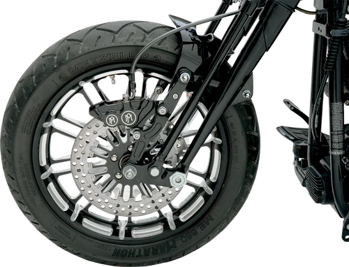 PERFORMANCE MACHINE (PM) - 0053-2916-BM - 4-Piston Caliper - Front Right - Contrast Cut - 11.5"