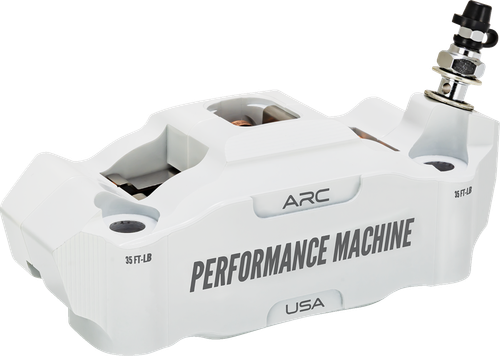 PERFORMANCE MACHINE (PM) - 0052-2426-WC - Radial Mount Caliper - Front Right - White